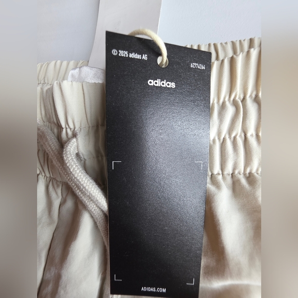 NWT Adidas Beige Jogger Pants White Stripes Multi Sport Size S Athletic 3035-Bm - Picture 11 of 14